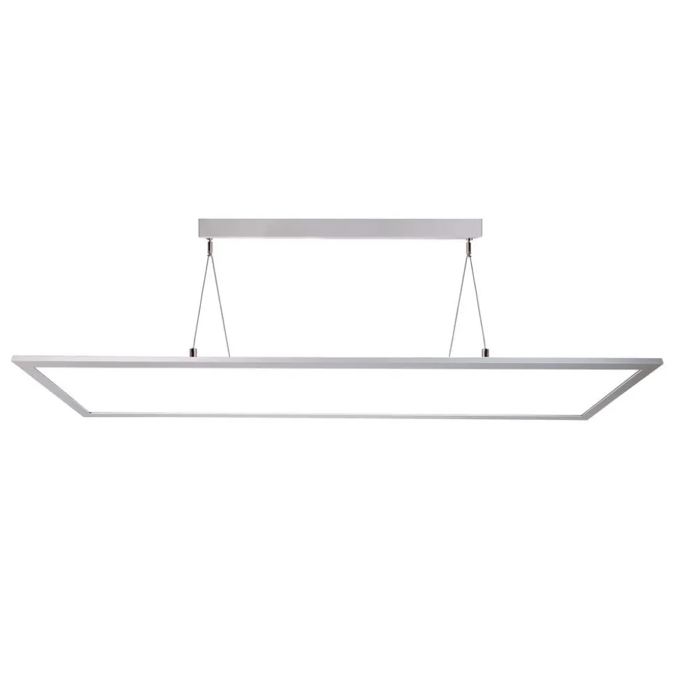 3422 LED-hængelampe, kantet, Dip-Switch, aluminium