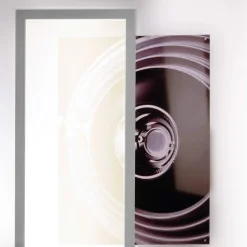 3422 LED-hængelampe, kantet, Dip-Switch, aluminium