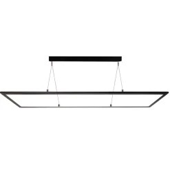 3422 LED-hængelampe, kantet, Dip-Switch, sort