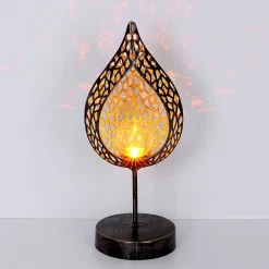 33528 LED-solcellelampe i bladform