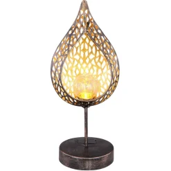 33528 LED-solcellelampe i bladform