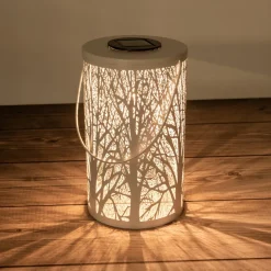 5266523 LED-solcellelygte med skovmotiv