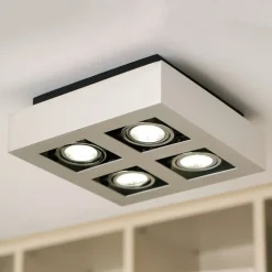 4 lyskilder LED-loftlampe Loke