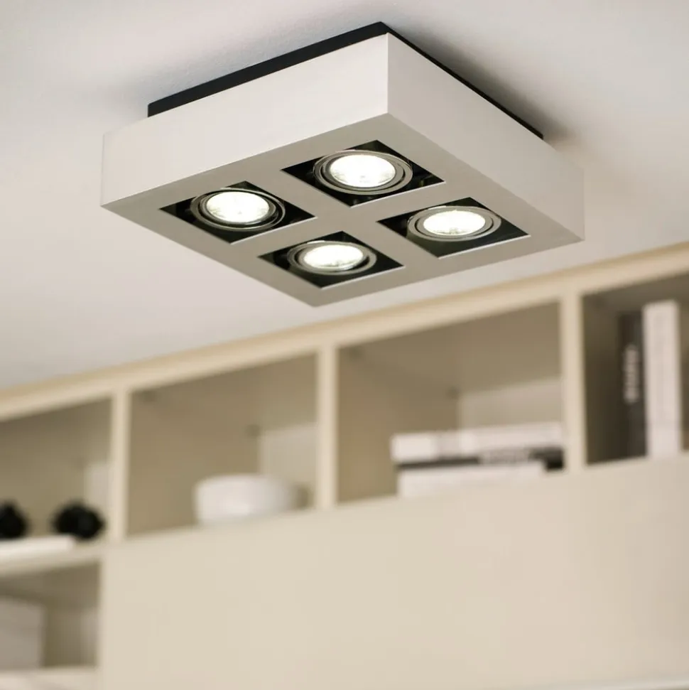 4 lyskilder LED-loftlampe Loke