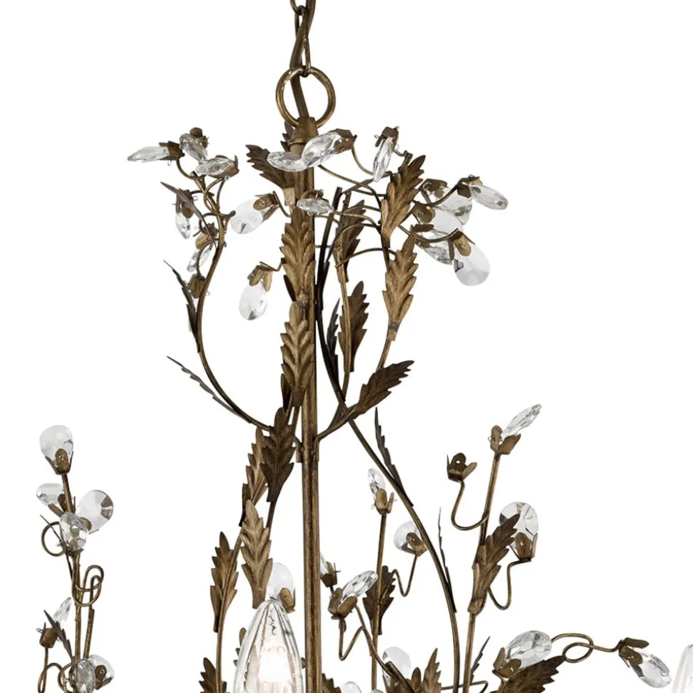 8 lyskilder Lysekrone Almandite i florentinsk stil