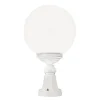 1131 sokkellampe med kugleskærm, hvid