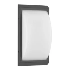053 udendørs LED-væglampe bevægelsessensor, grafit