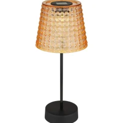 36634-2A solcelle-bordlampe, 2 stk, sort/ravgul