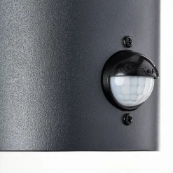 Aberdeen udendørs væglampe, sensor, højde 23,2 cm, antracit