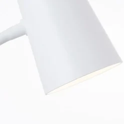 Adda LED-bordlampe med klemme hvid dæmpes i 3 trin