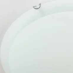 Agada loftslampe, opalglas, krom, 50 cm