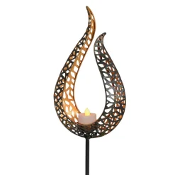 Aideen dekorativ LED solcellelampe med jordspyd