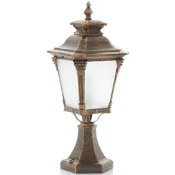 Aiko sokkellampe i patina-look