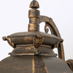 Aiko udendørs væglampe, antik finish, pendel