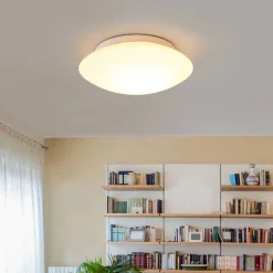 Alba loftlampe af opalt glas, Ø 25 cm