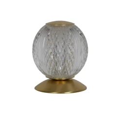 Allure bordlampe messingfarvet, stål, akryl