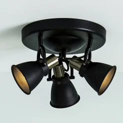 Alton loftlampe i sort, justerbare spot