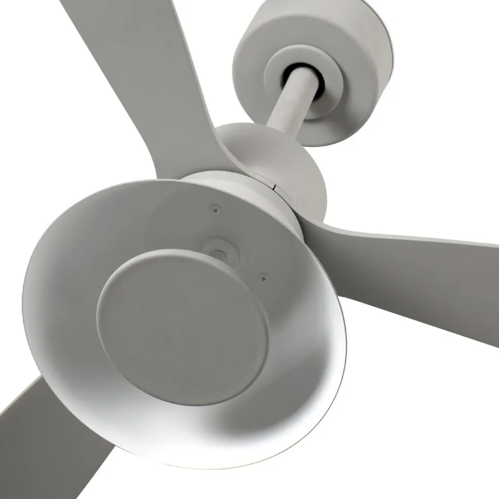 Amelia Cone loftventilator, LED-lampe, grå