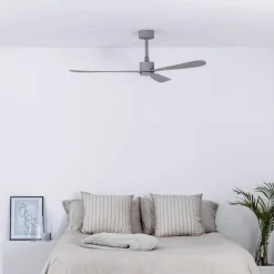 Amelia loftventilator, DC-motor, 3 vinger, grå