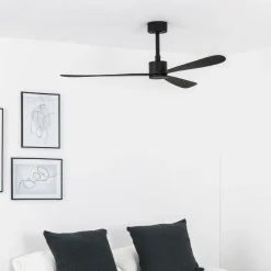 Amelia loftventilator, DC-motor 3 vinger, sort