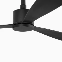 Amelia loftventilator, DC-motor 3 vinger, sort