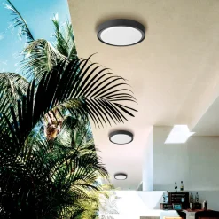 Anabella udendørs LED-væglampe, mørkegrå