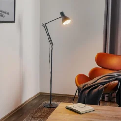 Anglepoise Type 75 gulvlampe skifergrå