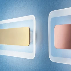 Antille LED-væglampe, gylden, 31,4 cm