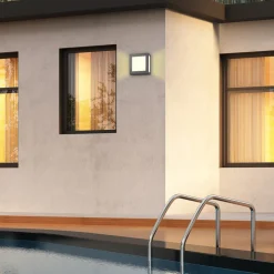 Aqua Legendo Mini ud. væglampe, sensor antracit