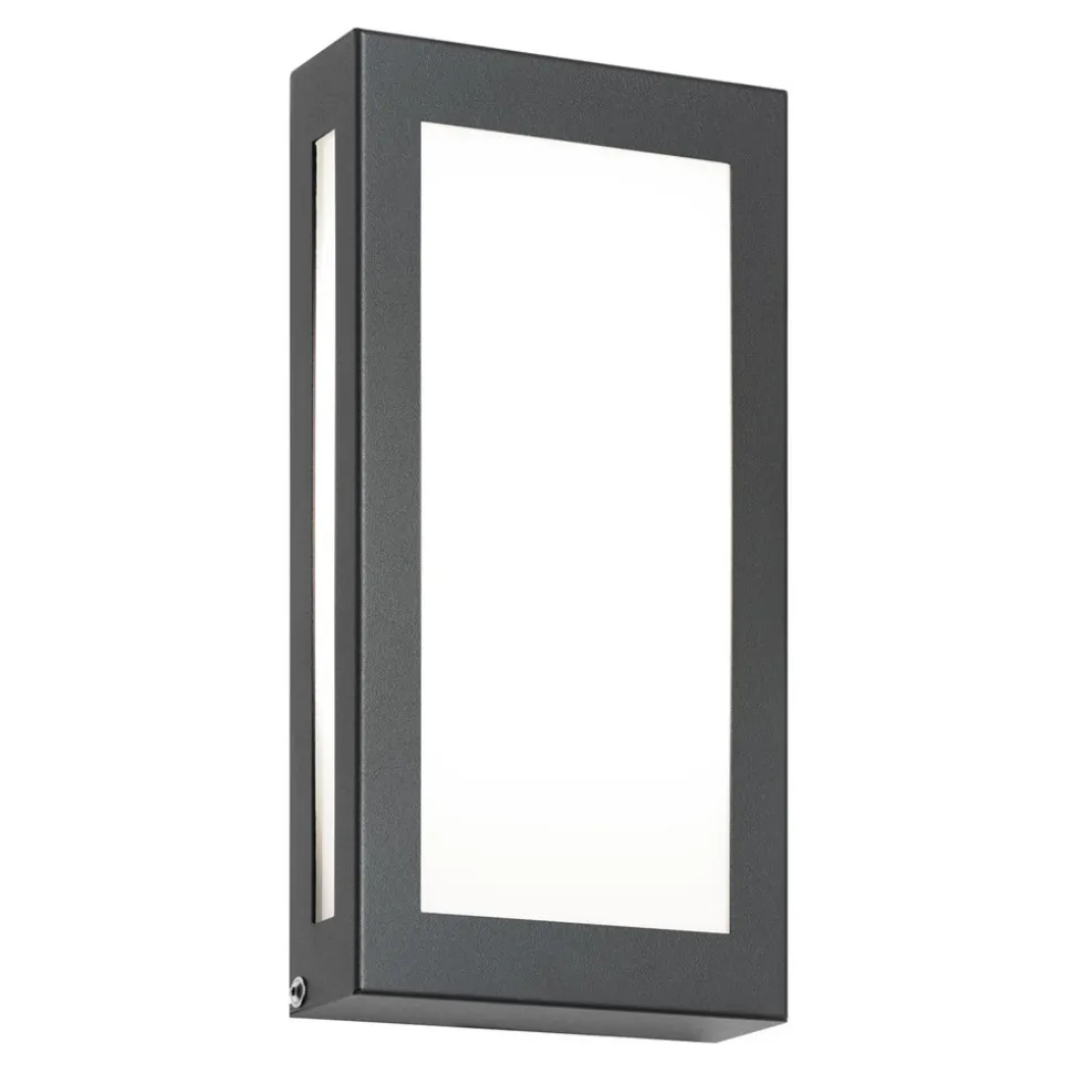 Aqua Rain Mini LED-væglampe, sensor, antracit