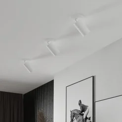 Arcchio Davin indbygningsspot, cylinder, hvidt