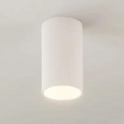 Arcchio Downlight Brinja, hvid, metal, Ø 6 cm, rund, GU10