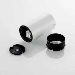 Arcchio Downlight Brinja, hvid, metal, Ø 6 cm, rund, GU10