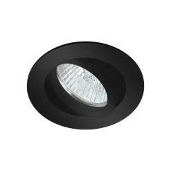 Arcchio downlight Zyron, sort, Ø 8,2 cm