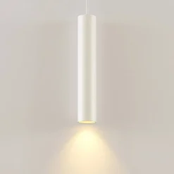 Arcchio Ejona pendellampe, højde 35 cm, hvid, aluminium