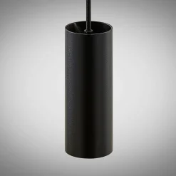 Arcchio Ejona pendellampe, højde 15 cm, sort, metal