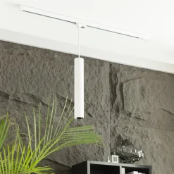 Arcchio Ejona skinne LED-pendel hvid 6/40cm