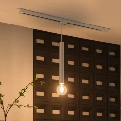 Arcchio Ejona skinnependel hvid E27 4/40cm