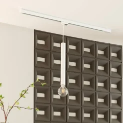 Arcchio Ejona skinnependel hvid E27 4/40cm