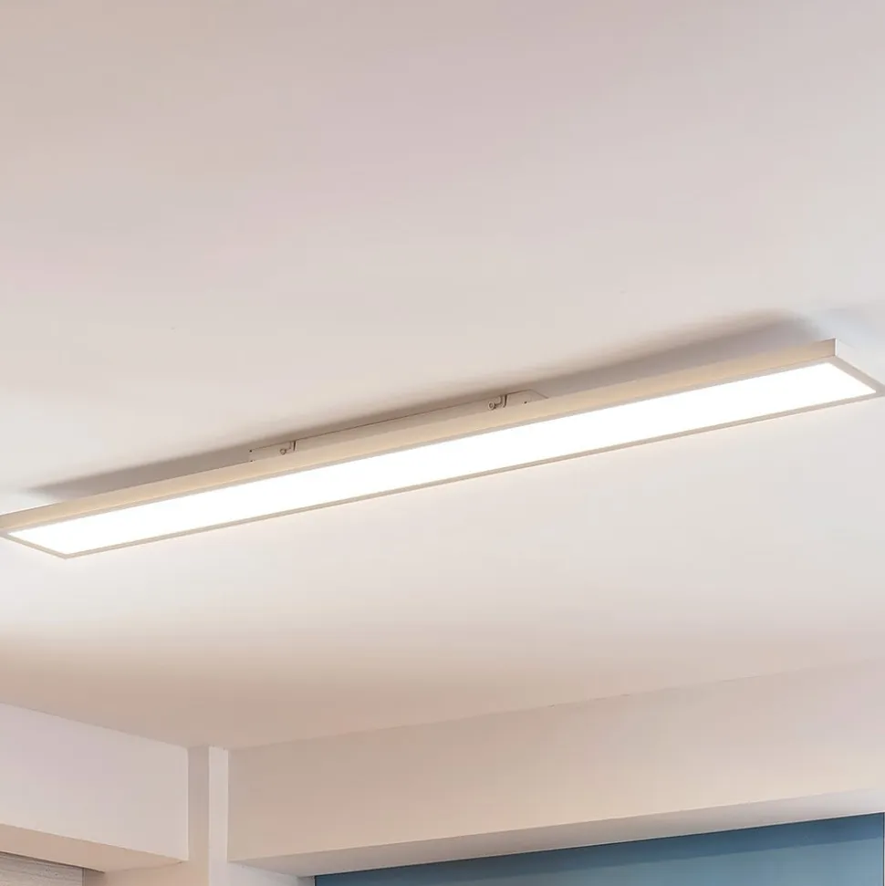 Arcchio Enora LED-panel, 3500lm, hvid, metal, 119,5 cm