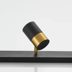 Arcchio Evaro spot, guldring bagtil, 5 lyskilder