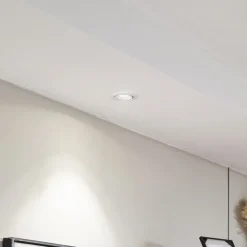 Arcchio Harcos LED-downlight, hvid, Ø 8 cm, 4.000K