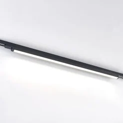 Arcchio Harlow LED-skinnelampe, sort, 109 cm, 4.000 K