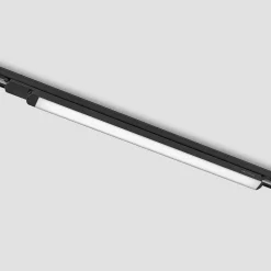 Arcchio Harlow LED-skinnelampe, sort, 69 cm, 3.000 K