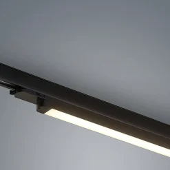 Arcchio Harlow LED-skinnelampe, sort, 69 cm, 3.000 K