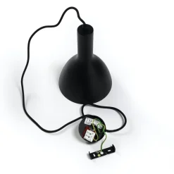 Arcchio hængelampe Cosmina, 1 lyskilde, sort, metal