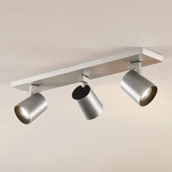 Arcchio Iavo-loftspot, kantet, alu, 3 lyskilder