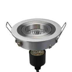 Arcchio indbygget loftspot Sophia, aluminium, rund