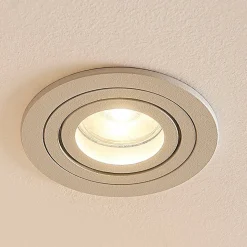 Arcchio indbygget loftspot Sophia, hvid, rund