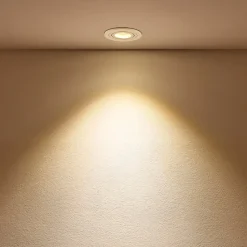 Arcchio indbygget loftspot Sophia, hvid, rund